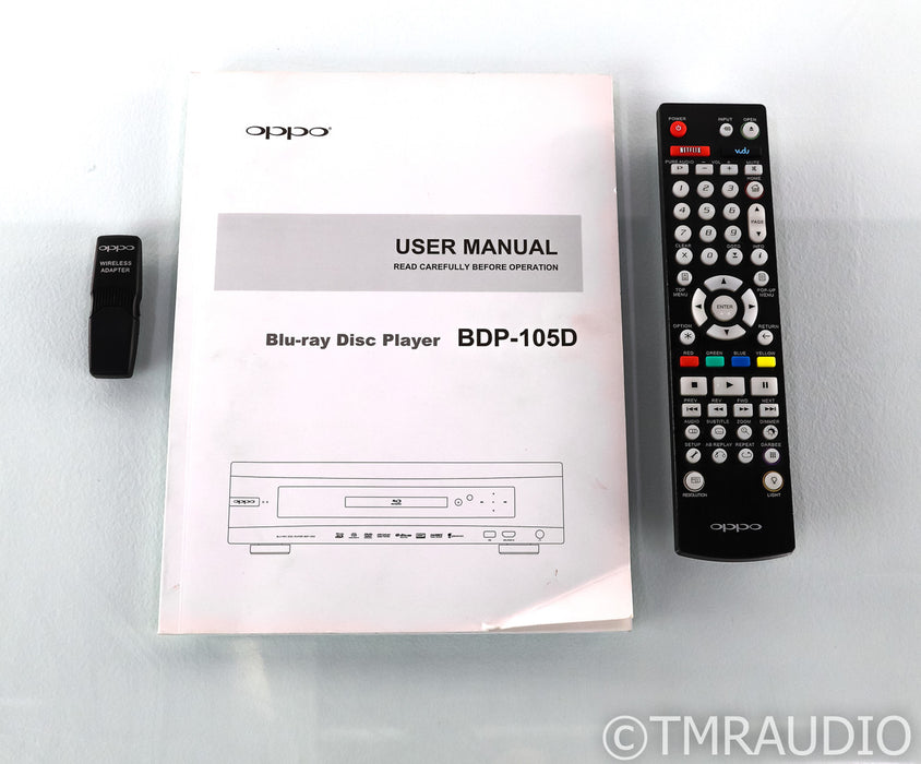 Oppo BDP-105D Universal Blu-Ray Disc Player; BDP105D; Black; Remote