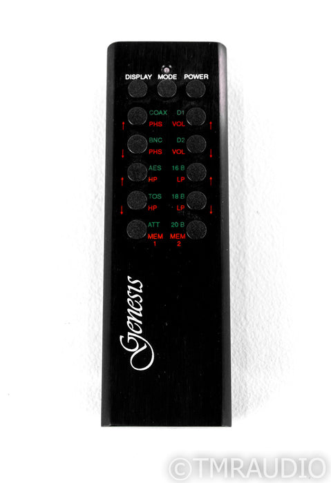 Genesis Digital Lens Digital Reclocker; Jitter Reduction Processor