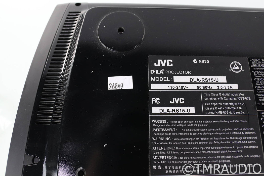 JVC DLA-RS15-U Projector w/ Ceiling Mount