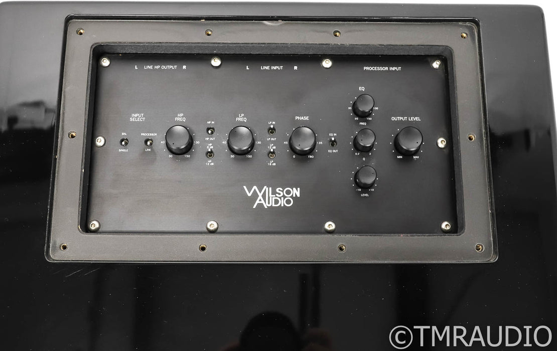 Wilson Audio WATCH Dog 12" Powered Subwoofer; Piano Black (No Spikes)
