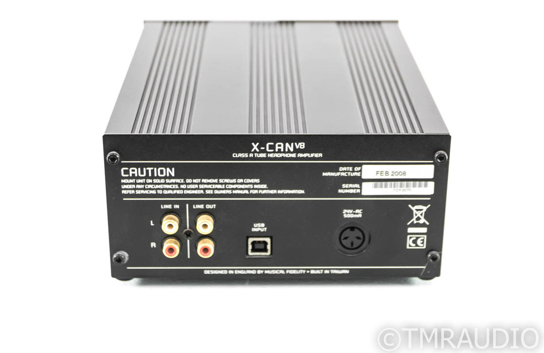 Musical Fidelity X-CAN V8 Tube Headphone Amplifier; Little Pinkie V3i PS Upgrade