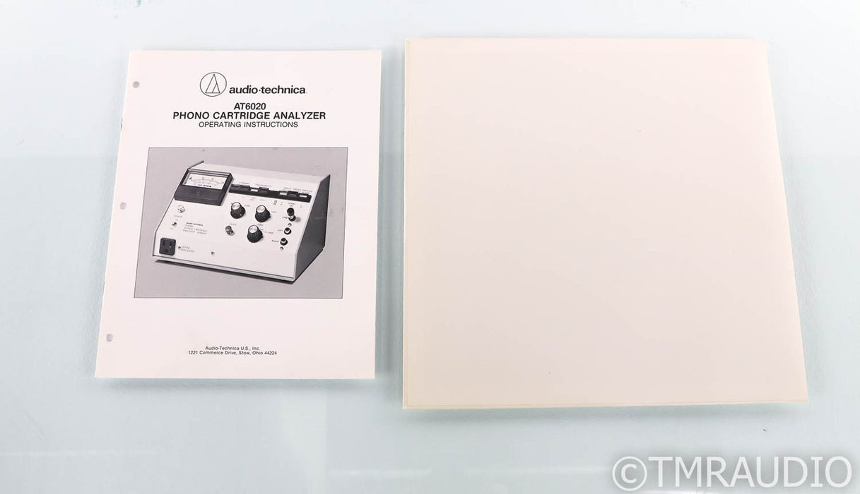 Audio Technica AT6020 Phono Cartridge Testing System; AT-6020