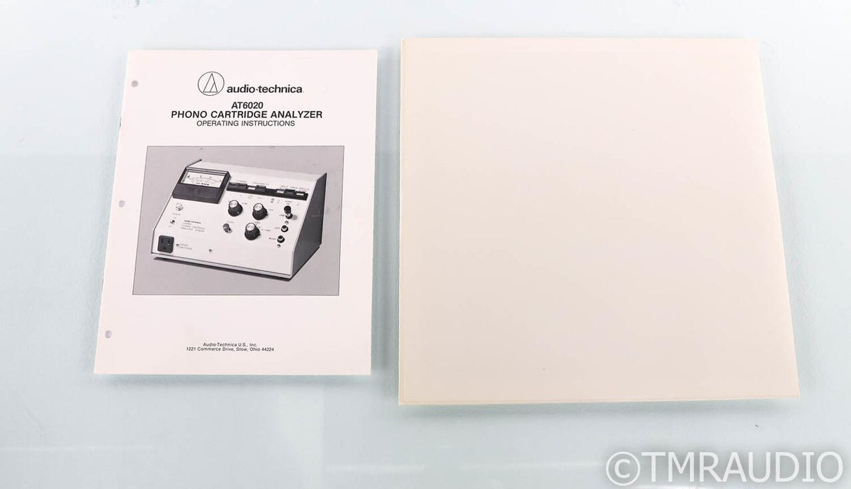 Audio Technica AT6020 Phono Cartridge Testing System; AT-6020