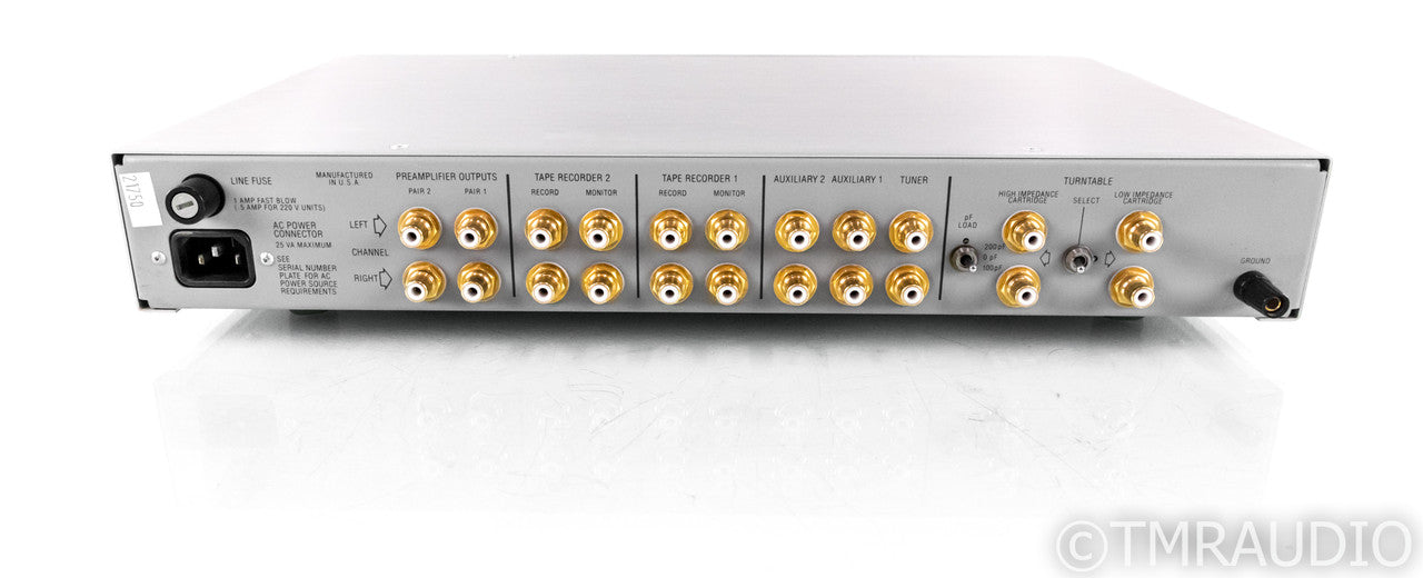 Threshold FET One Vintage Stereo Preamplifier; Stasis; FET-1; MM/MC Phono