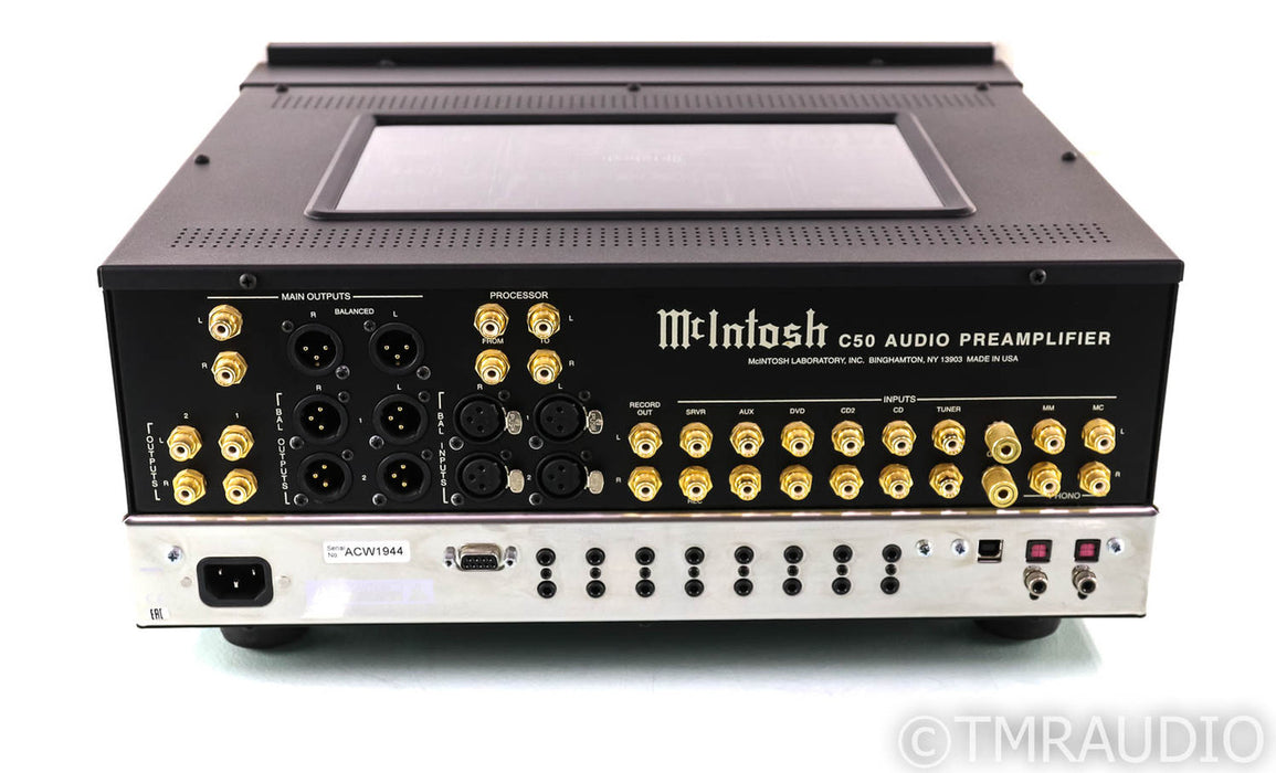 McIntosh C50 Stereo Preamplifier; C-50; MM / MC Phono; Remote
