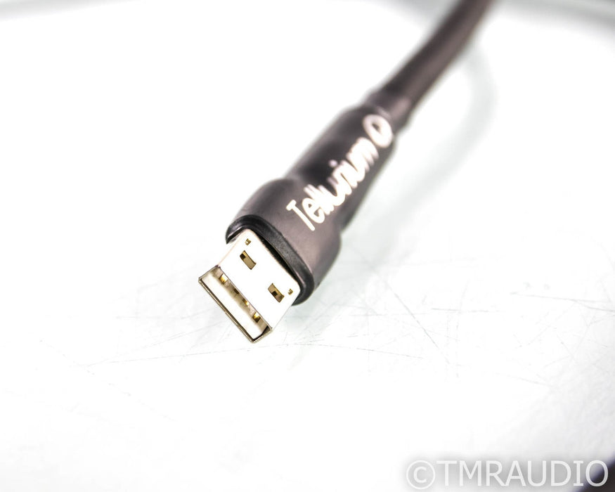 Tellurium Q Black USB Cable; Single 1.5m Digital Interconnect