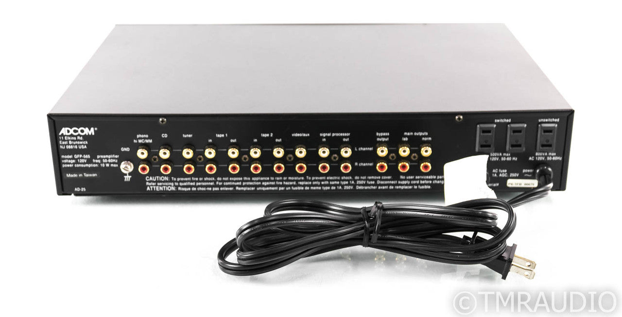 Adcom GFP-565 Stereo Preamplifier; GFP565; MM Phono