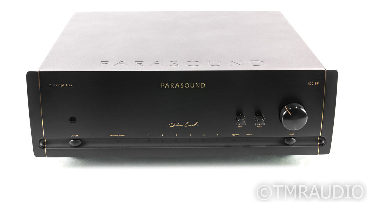Parasound JC2 BP Stereo Preamplifier; JC-2 BP; Black; Remote