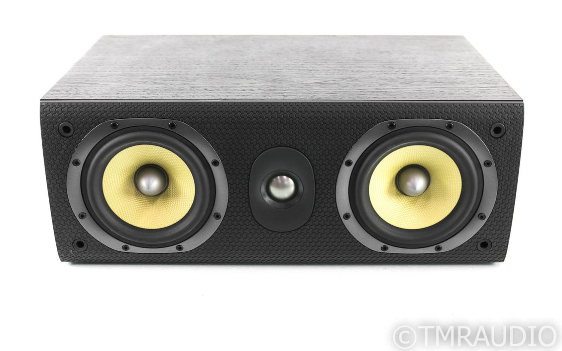 B&W LCR60 S3 Center Channel Speaker; Black Ash; LCR-60