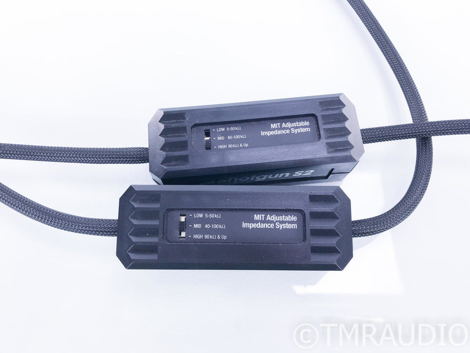 MIT Shotgun S2 RCA Cables; 1m Pair Interconnects (Missing one outer barrel)