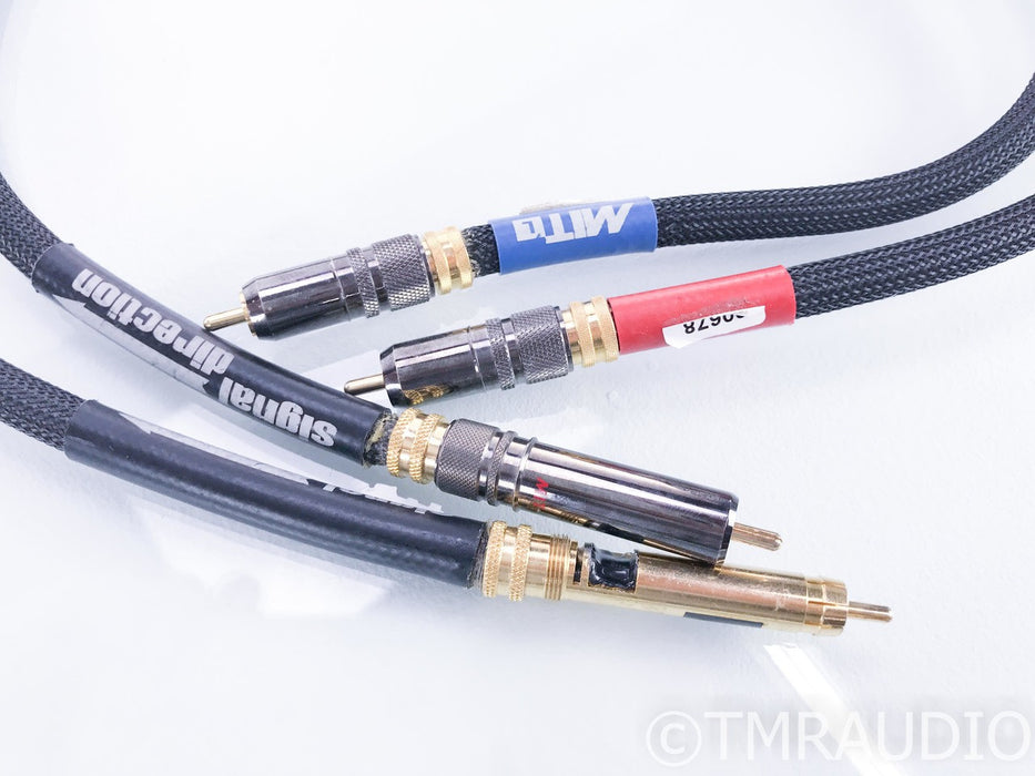 MIT Shotgun S2 RCA Cables; 1m Pair Interconnects (Missing one outer barrel)