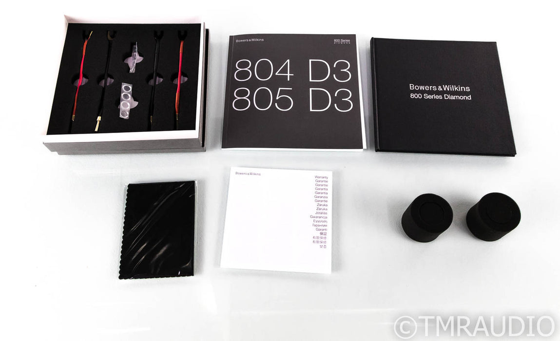 B&W 805 D3 Bookshelf Speakers