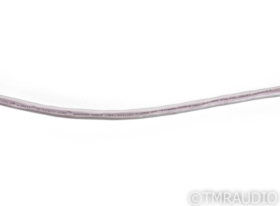 WireWorld Orbit Speaker Cables; 8ft Pair
