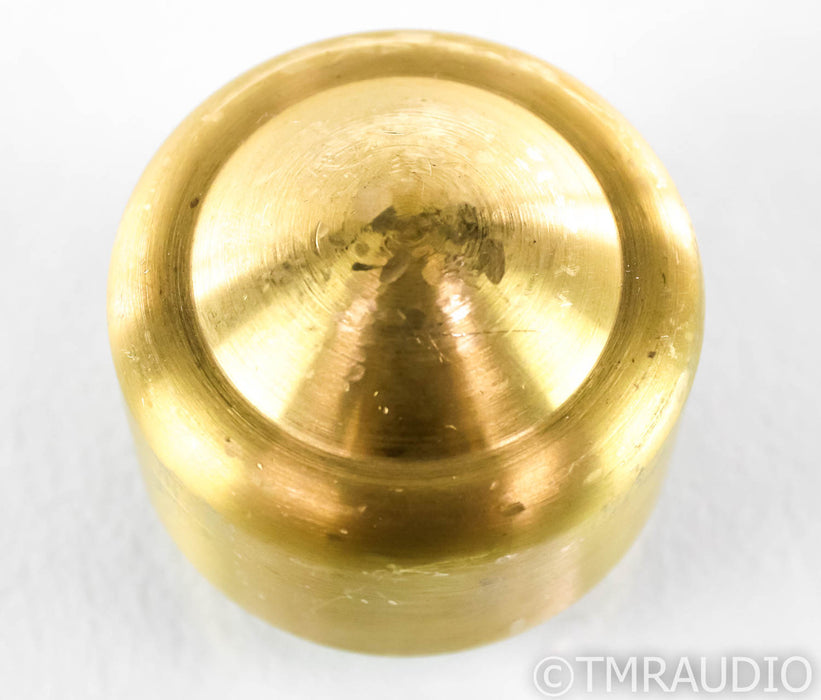 Mapleshade Threaded Low Radiused Heavyfeet Brass Footers; Set of 3 Feet