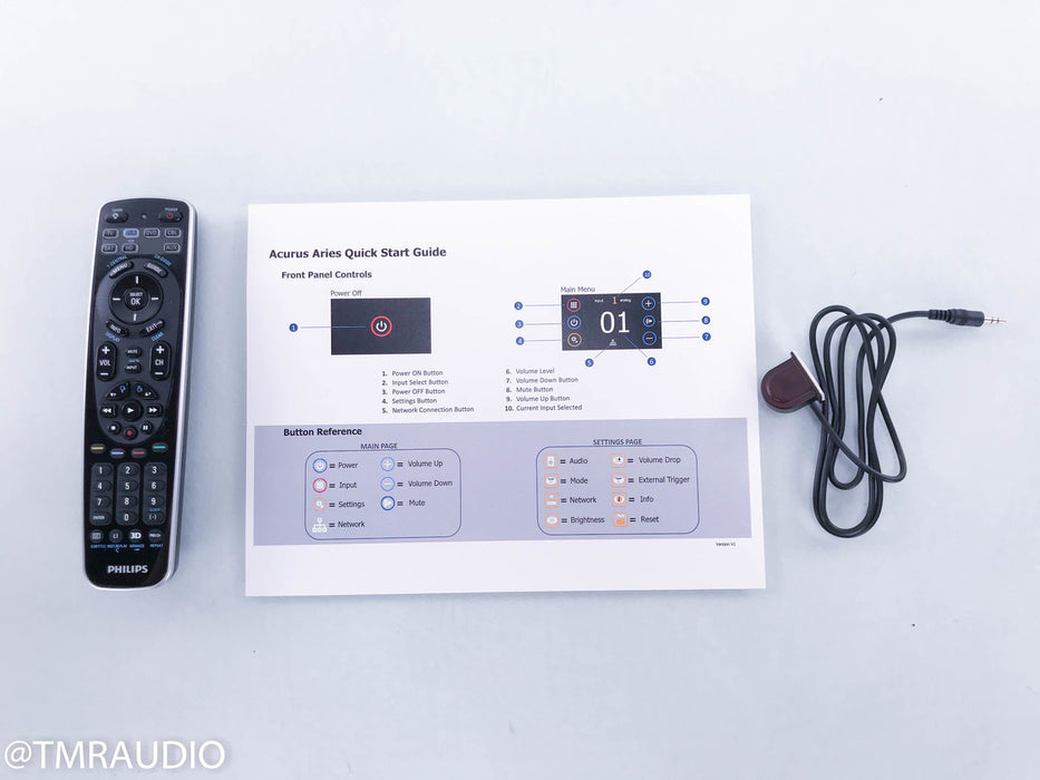 Acurus Aries 2.1 Channel Integrated Amplifier; Remote