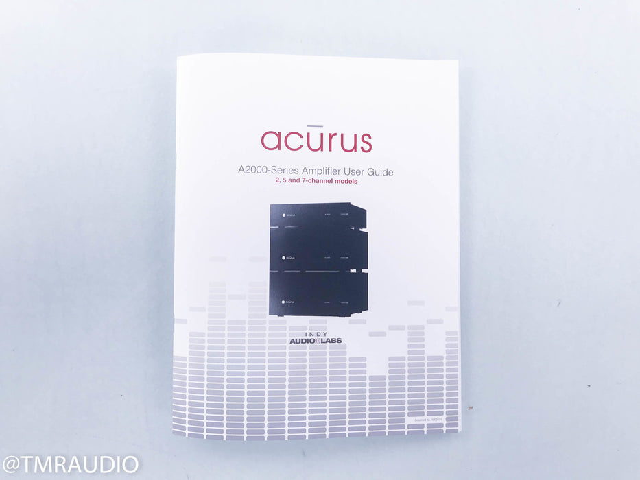 Acurus A2007 7 Channel Power Amplifier