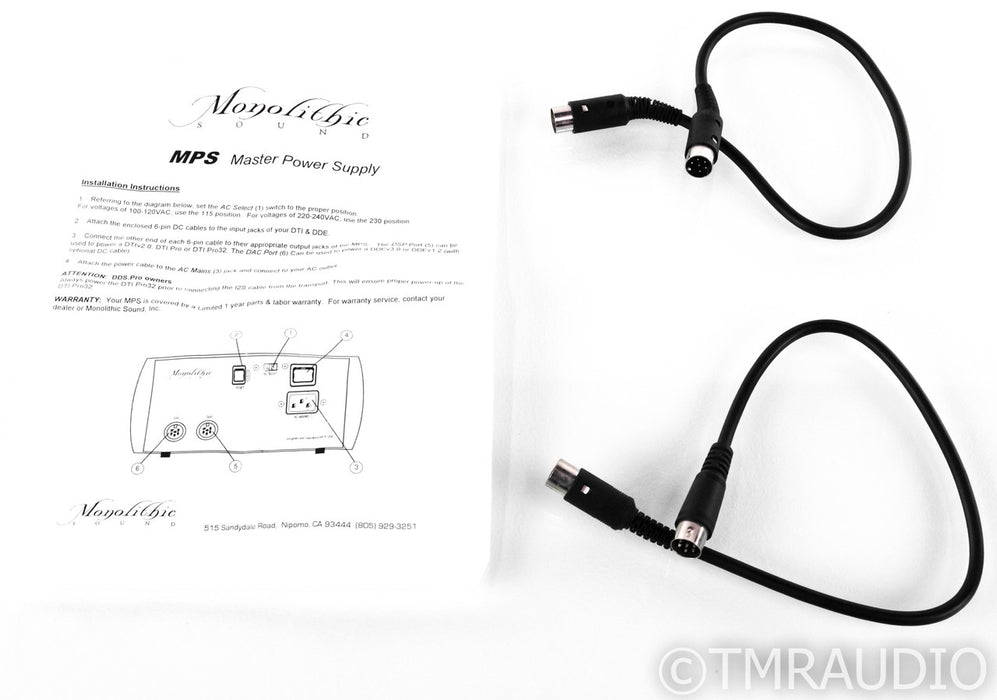 Monolithic Sound Master Power Supply; MPS; Audio Alchemy