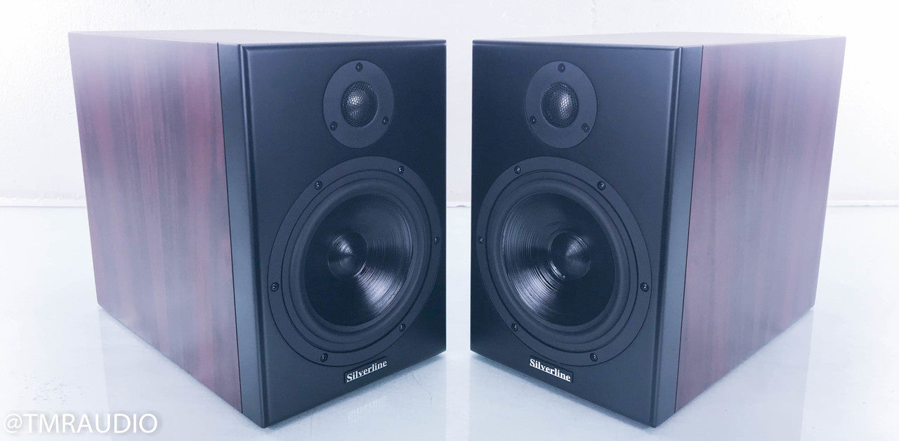 Silverline Minuet Grand Bookshelf Speakers; Rosewood Pair (1/2)