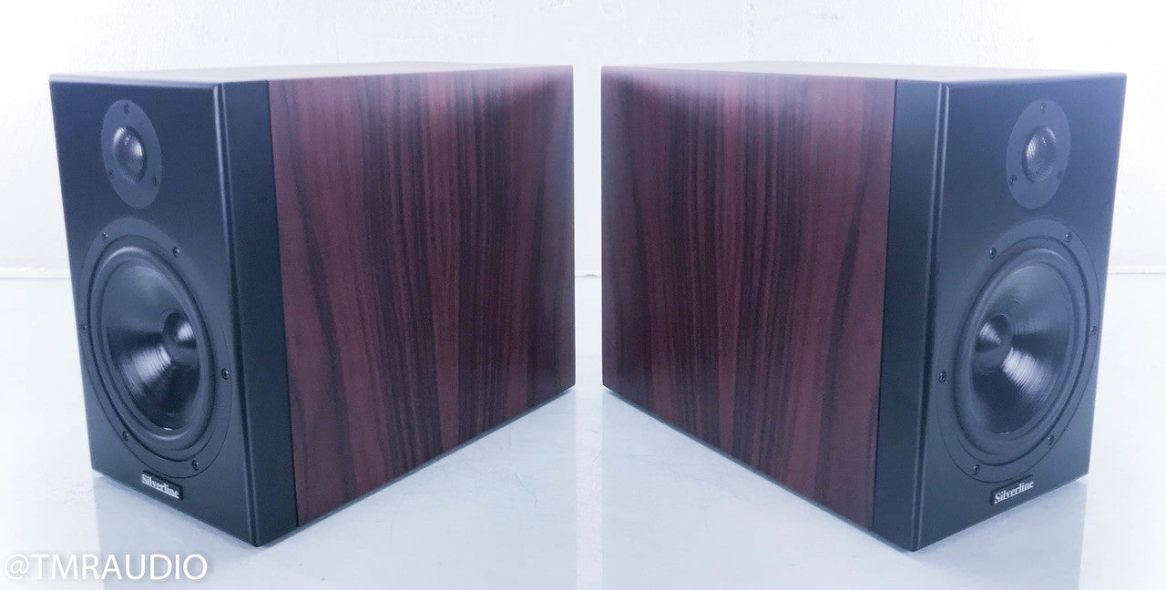 Silverline Minuet Grand Bookshelf Speakers; Rosewood Pair (1/2)