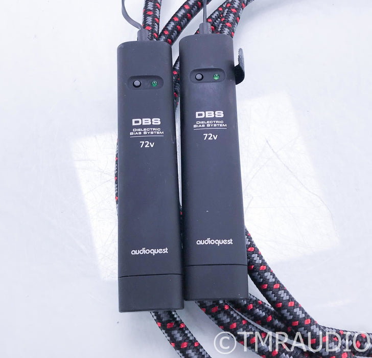 AudioQuest Colorado RCA Cables; 1.5m Pair Interconnects; 72v DBS