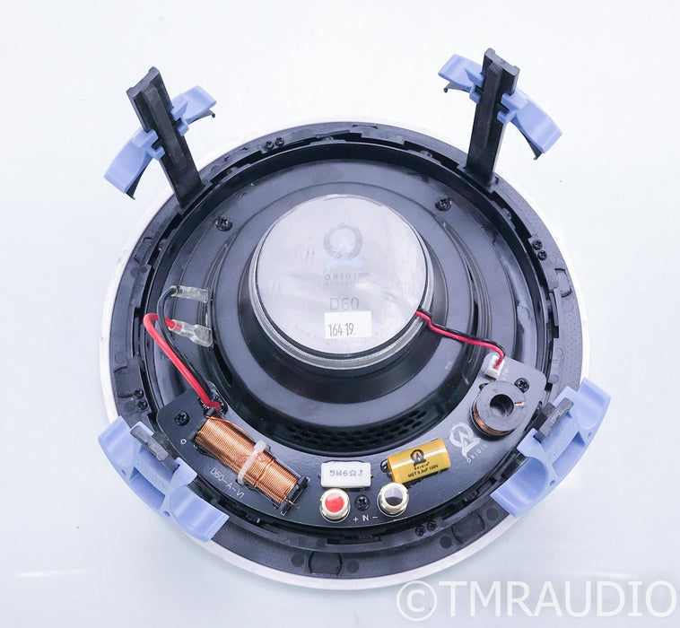 Origin Acoustics D60 In Ceiling Speaker; White Grill; D-60