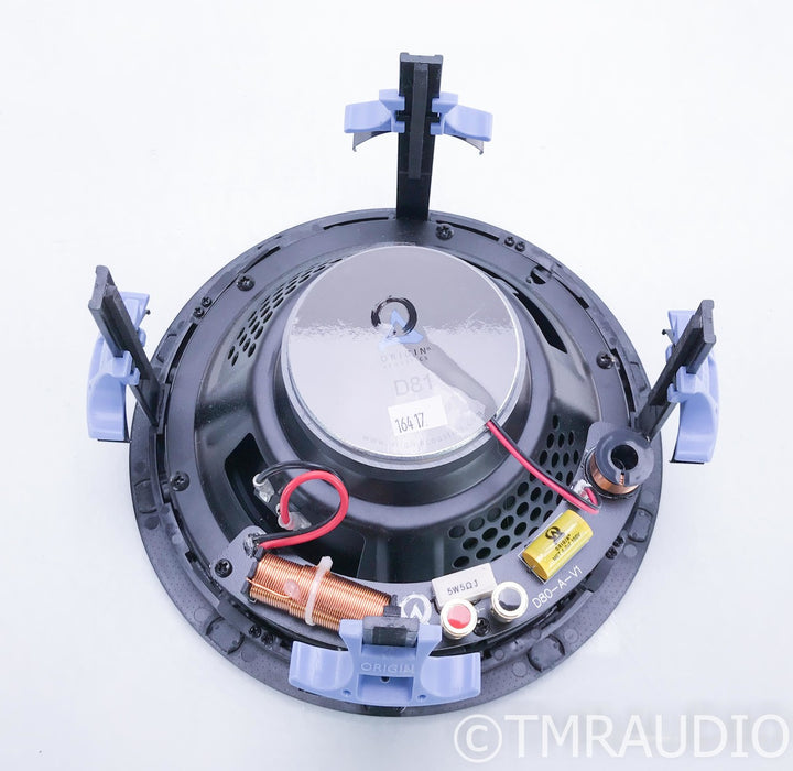 Origin Acoustics D81 In Ceiling Speaker; White Grill; D-81