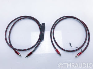 AudioQuest Colorado RCA Cables; 1.5m Pair Interconnects (Missing one DBS)