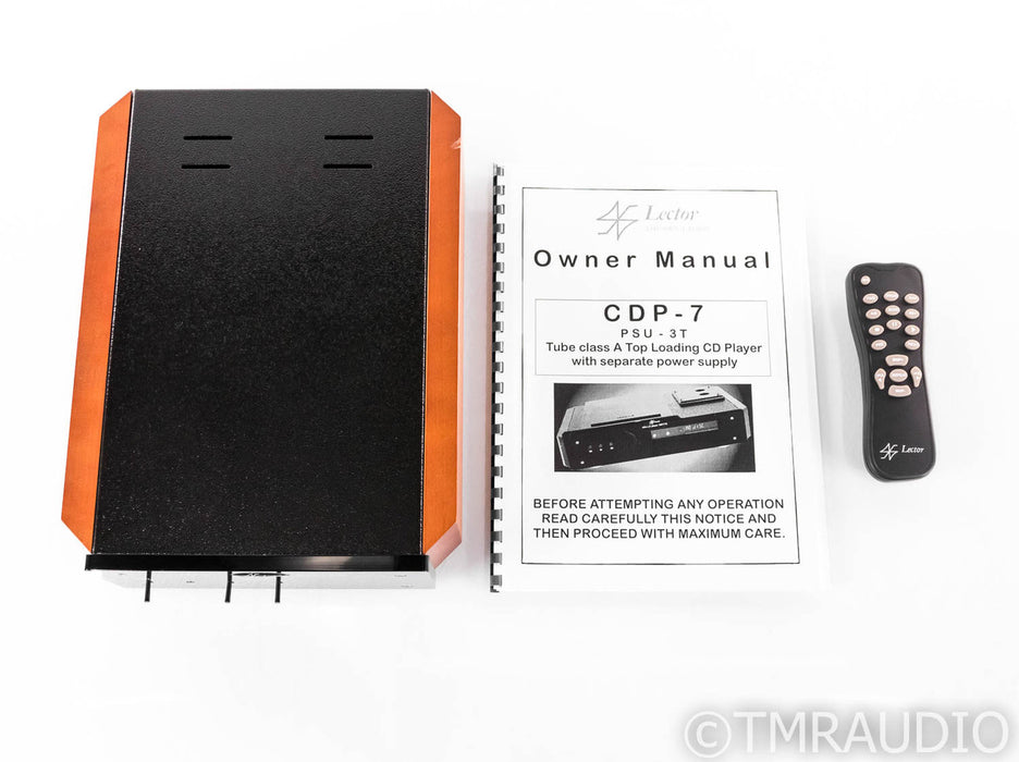 Lector CDP-7TL Tube CD Player; CDP 7 TL w/ PSU-3T Power Supply; Remote