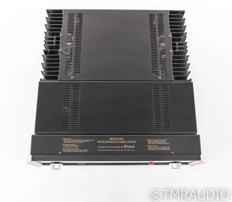 McIntosh MA5300 Stereo Integrated Amplifier; MA-5300; MM Phono; DAC; Remote