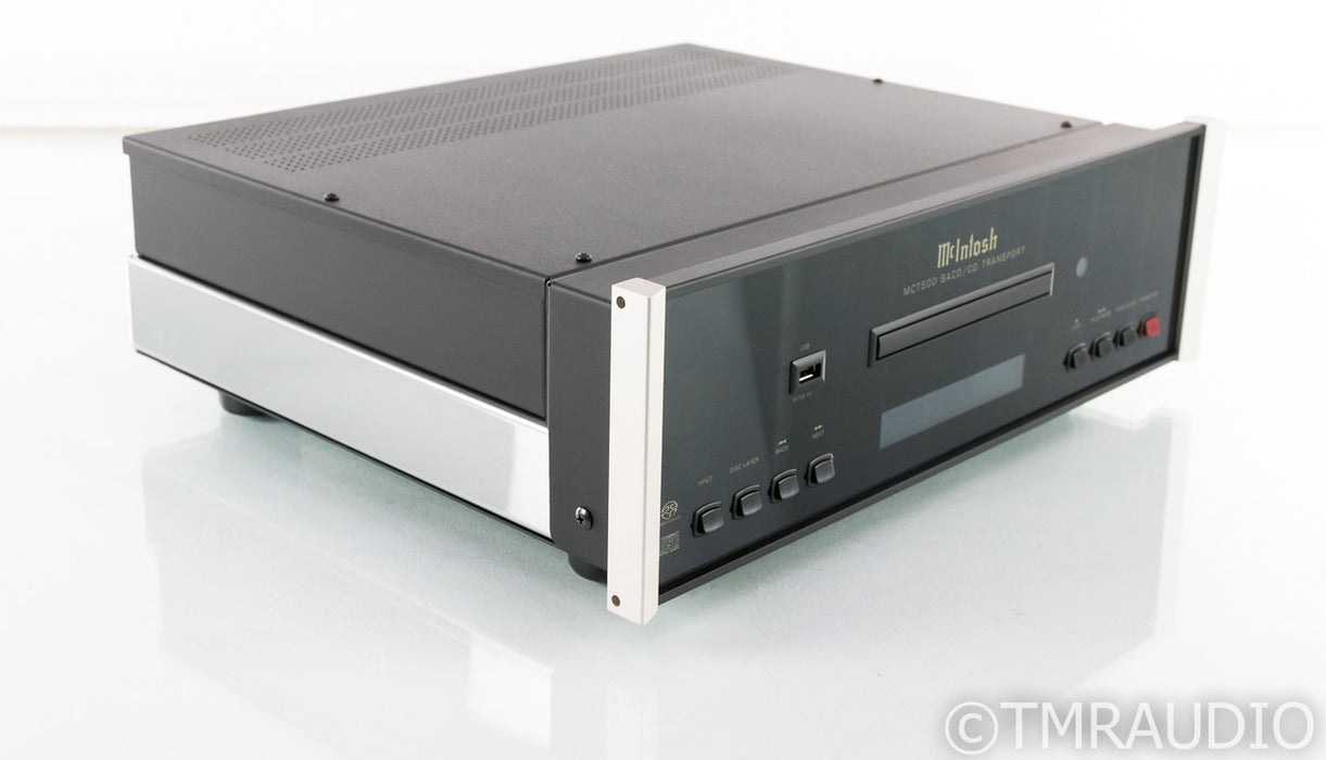 McIntosh MCT500 SACD / CD Transport; MCT-500; Remote; Low Hours