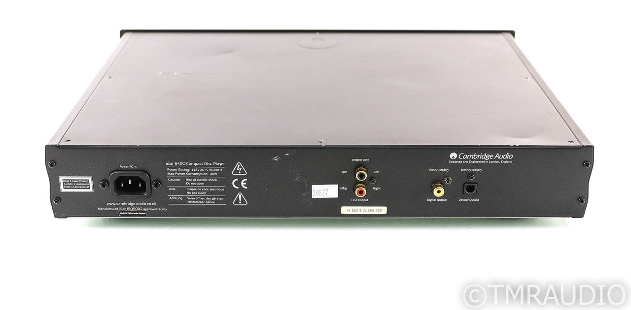 Cambridge Audio Azur 640C CD Player; 640-C; Remote