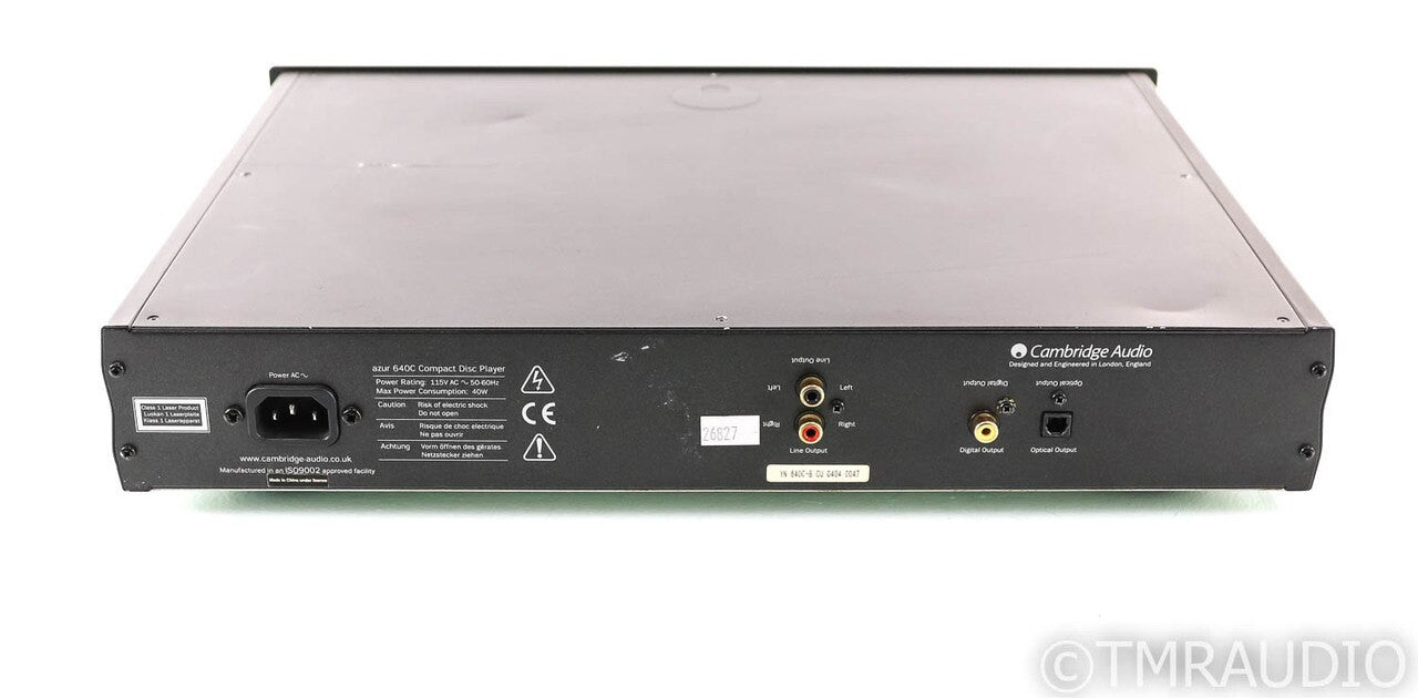 Cambridge Audio Azur 640C CD Player; 640-C; Remote