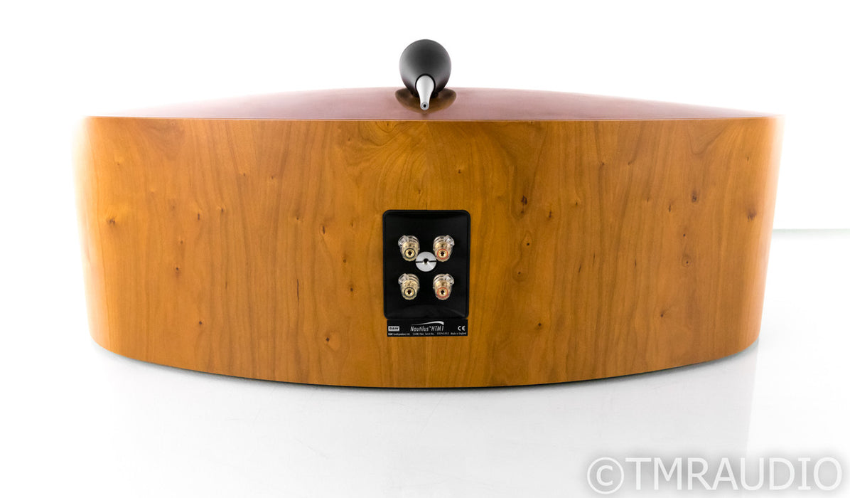 B&W Nautilus HTM1 Center Channel Speaker; HTM-1; Cherrywood