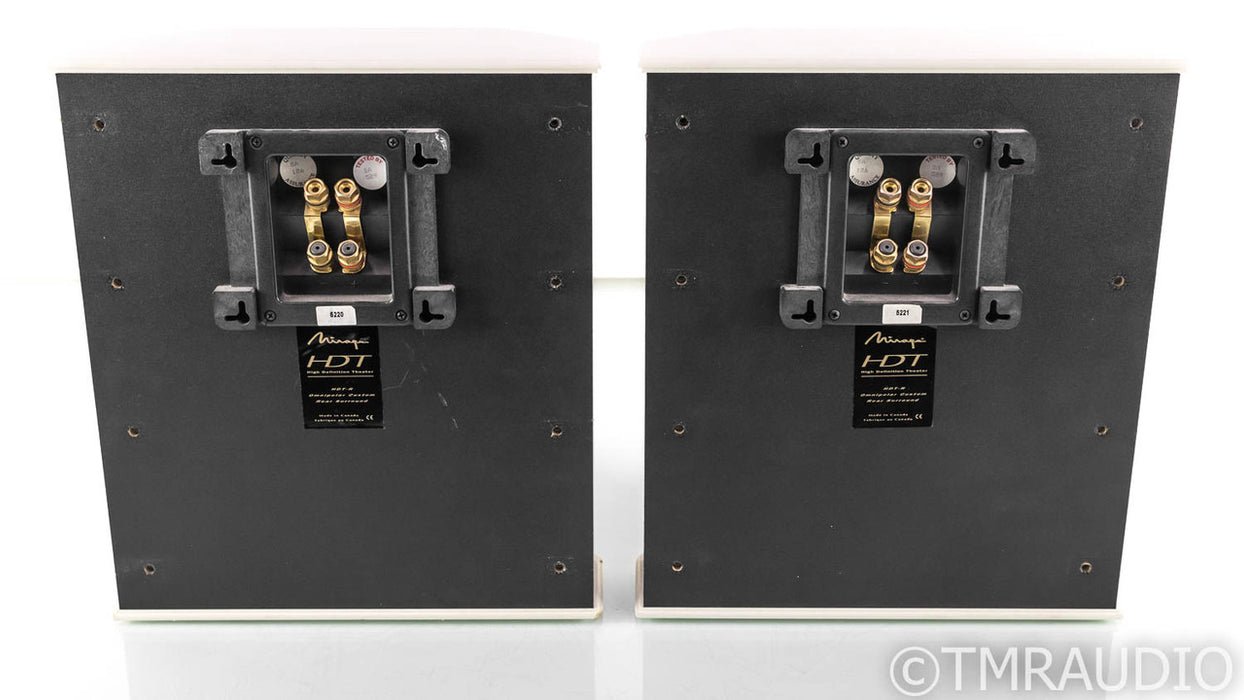 Mirage HDT-R Omnipolar Custom Surround Speakers; White Pair