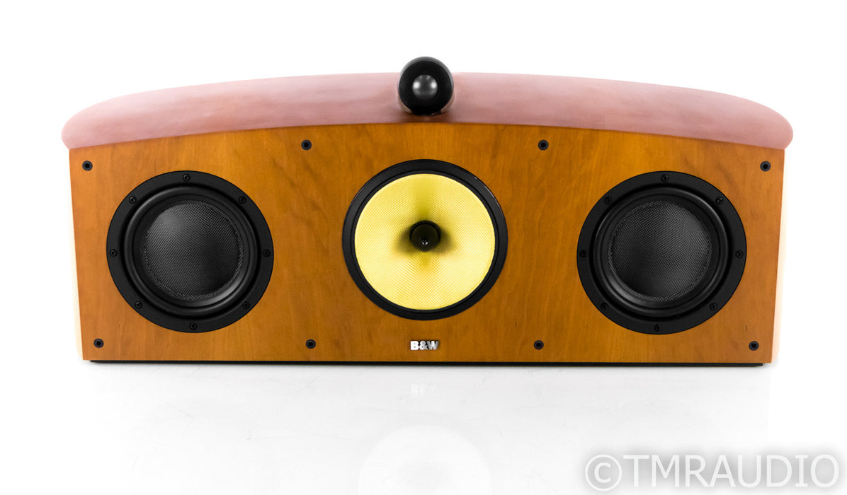 B&W Nautilus HTM1 Center Channel Speaker; HTM-1; Cherrywood