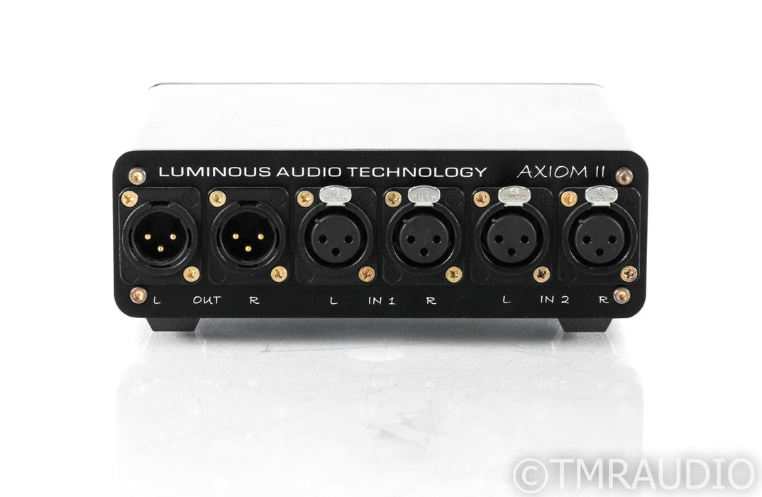 Luminous Audio Technology Axiom II Passive Stereo Preamplifier; Walker Mod