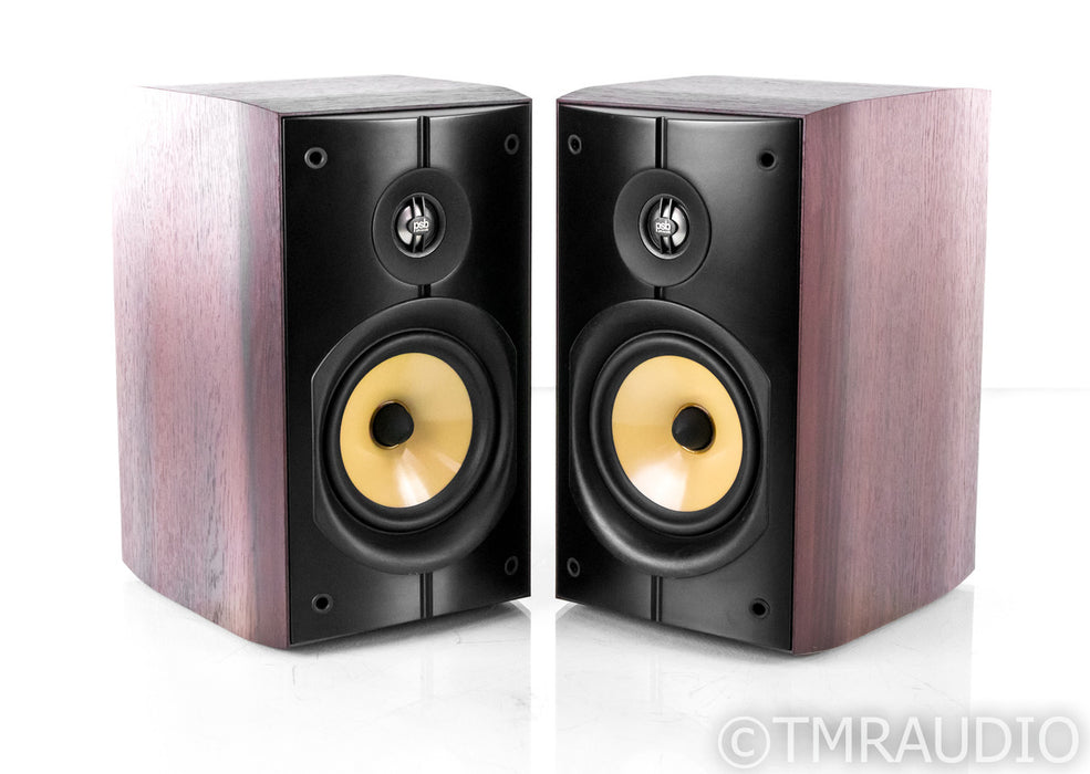 PSB Image B5 Bookshelf Speakers; Dark Cherry Pair