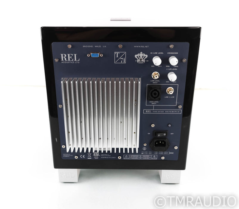 REL T/7i 8" Powered Subwoofer; Black; T7i