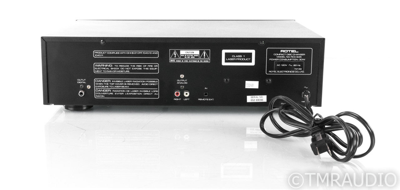 Rotel RCC-945 6-Disc CD Player / Changer; RCC945 (No Remote)