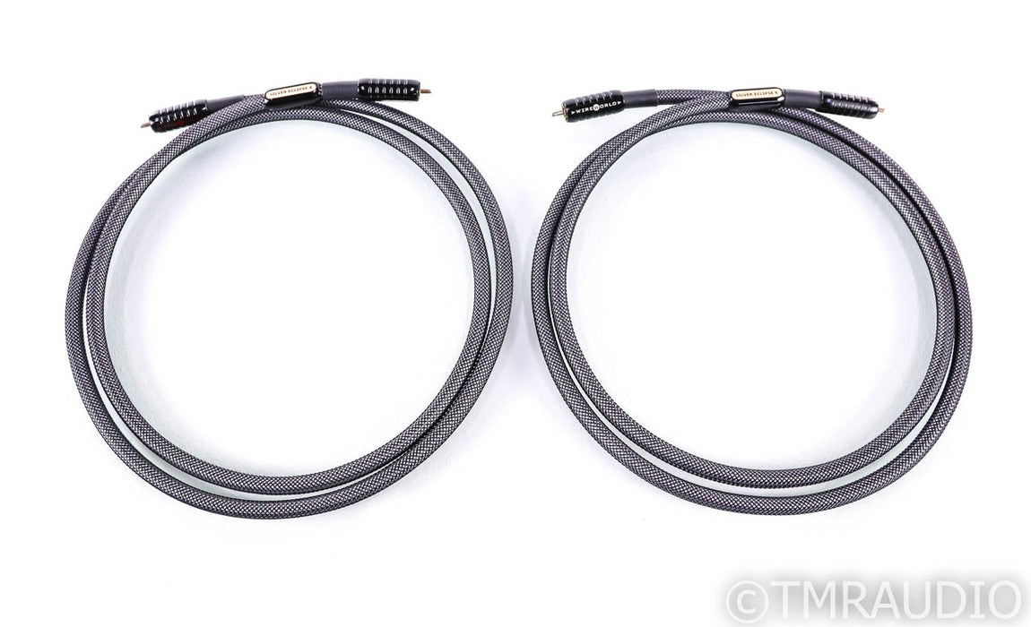 WireWorld Silver Eclipse 6 RCA Cables; 1.5m Pair Interconnects