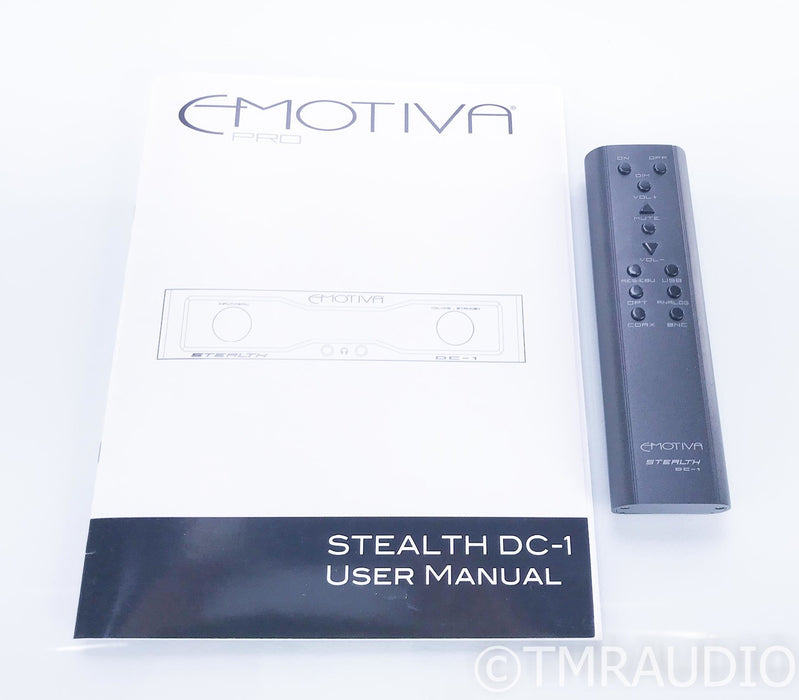 Emotiva Pro Stealth DC-1 Balanced Professional DAC; D/A Converter; 24/192 kHz