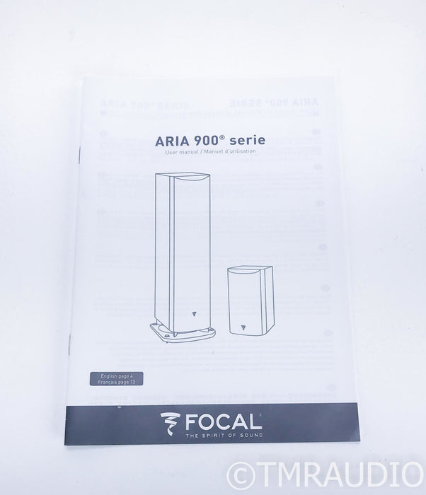 Focal Aria 906 Bookshelf Speakers; Walnut Vinyl Pair