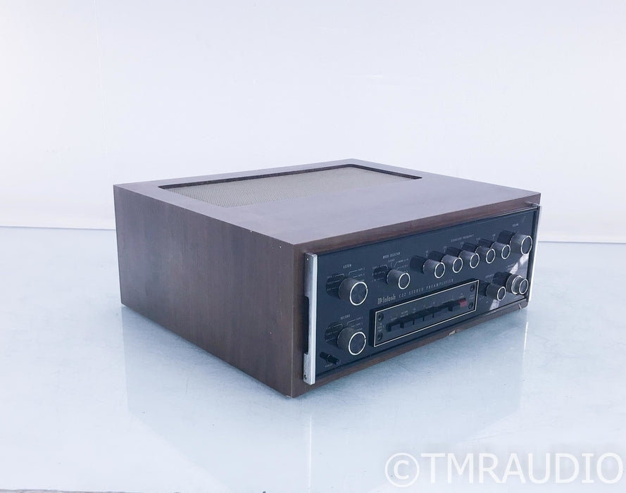 McIntosh C32 Vintage Stereo Preamplifier w/ Walnut Cabinet