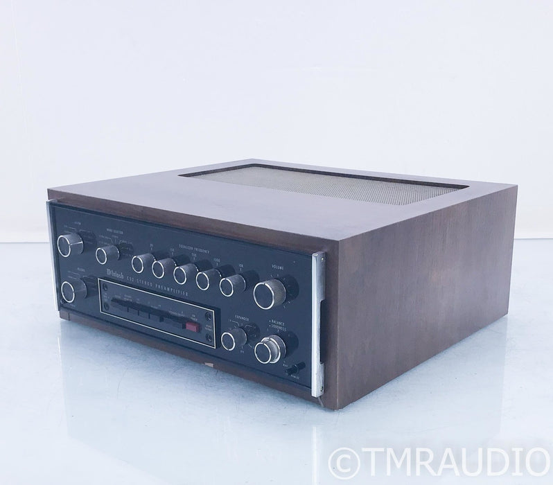 McIntosh C32 Vintage Stereo Preamplifier w/ Walnut Cabinet