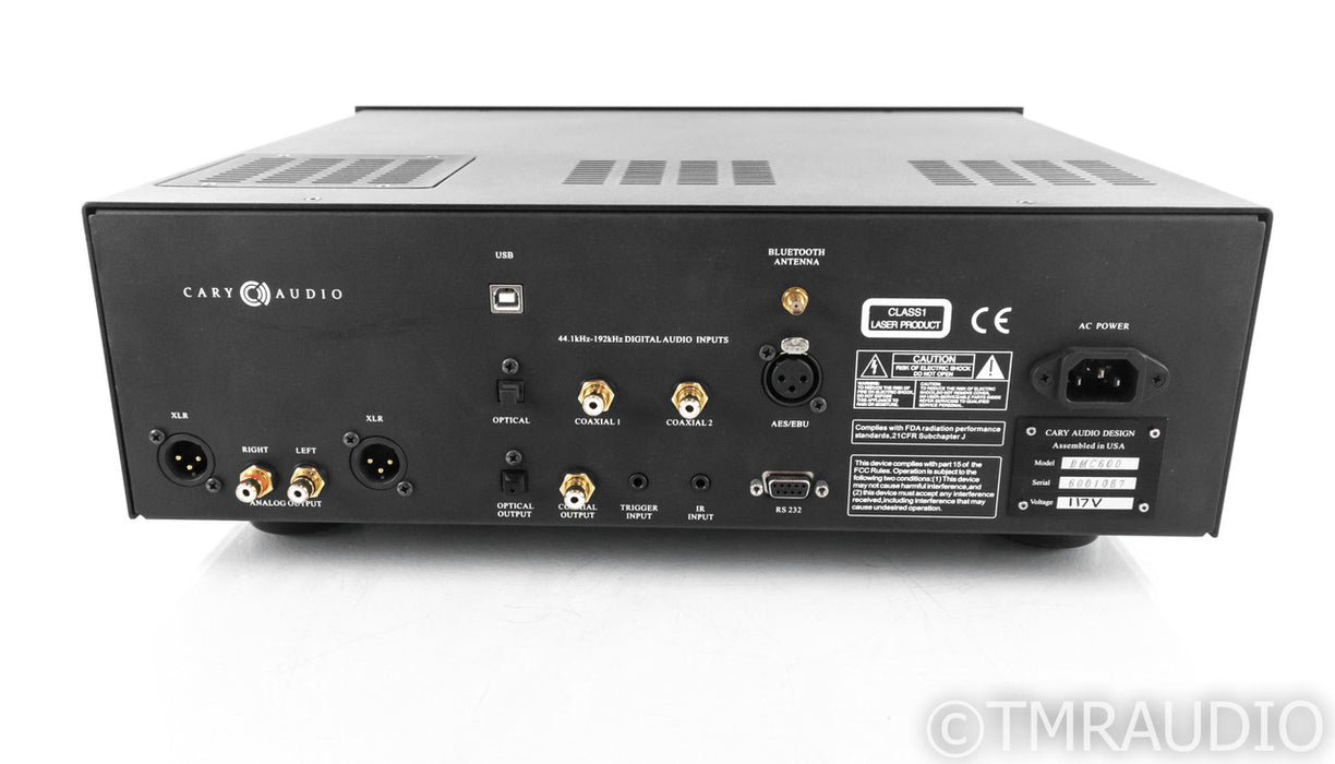 Cary Audio DMC-600 CD Player / DAC; DMC600; Bluetooth; DSD; Remote