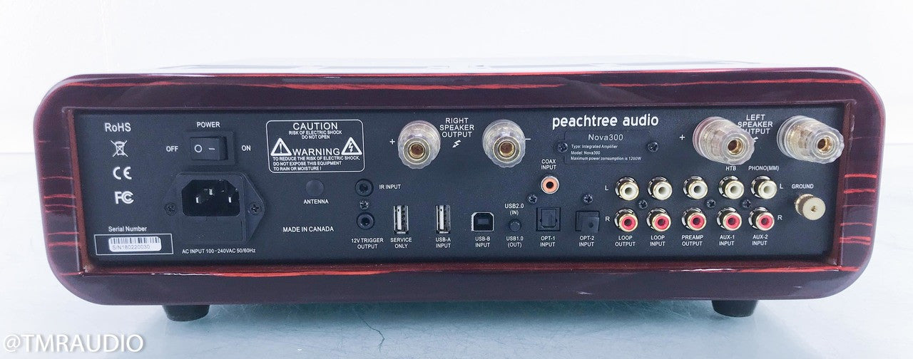 Peachtree Nova 300 Stereo Integrated Amplifier; Ebony Mocha