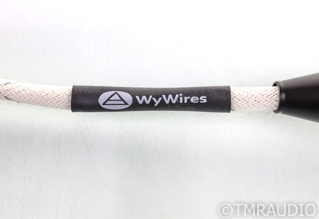 WyWires Platinum Series XLR Cables; 3ft Pair Balanced Interconnects