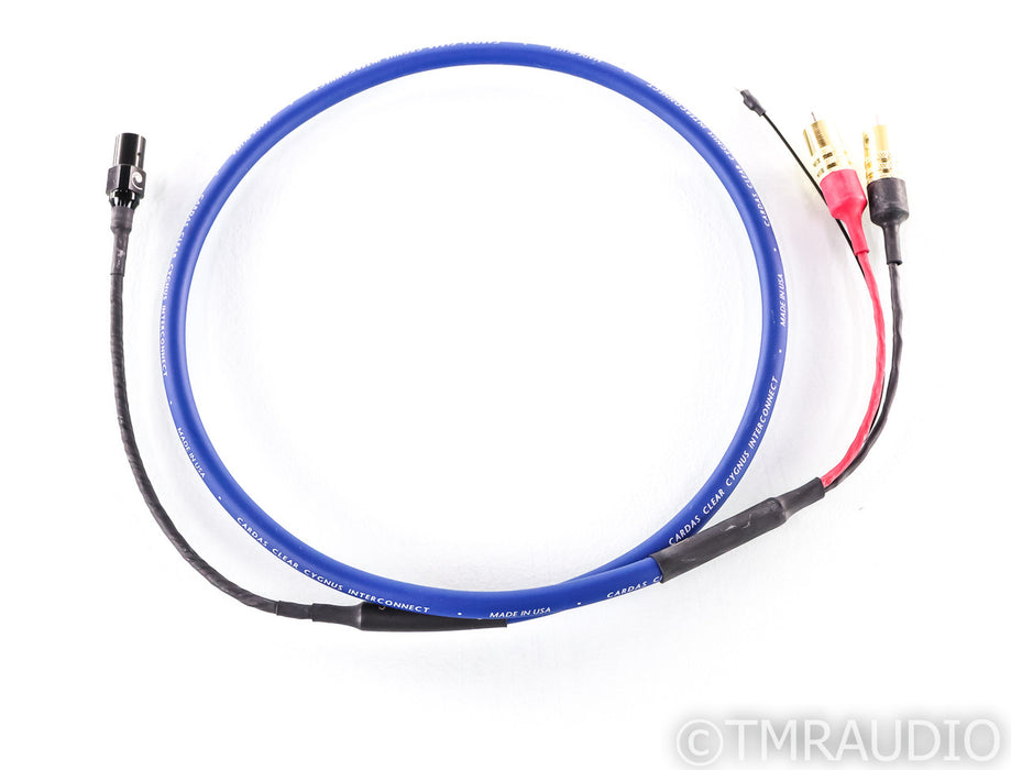 Cardas Clear Cygnus RCA 5-Pin DIN Phono Cable; 1.25m Interconnect