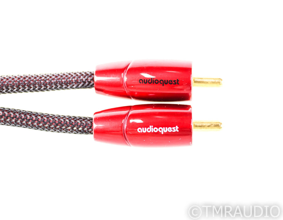 AudioQuest Golden Gate 1/8" to Dual RCA Y-Splitter Cable; .5m Interconnect