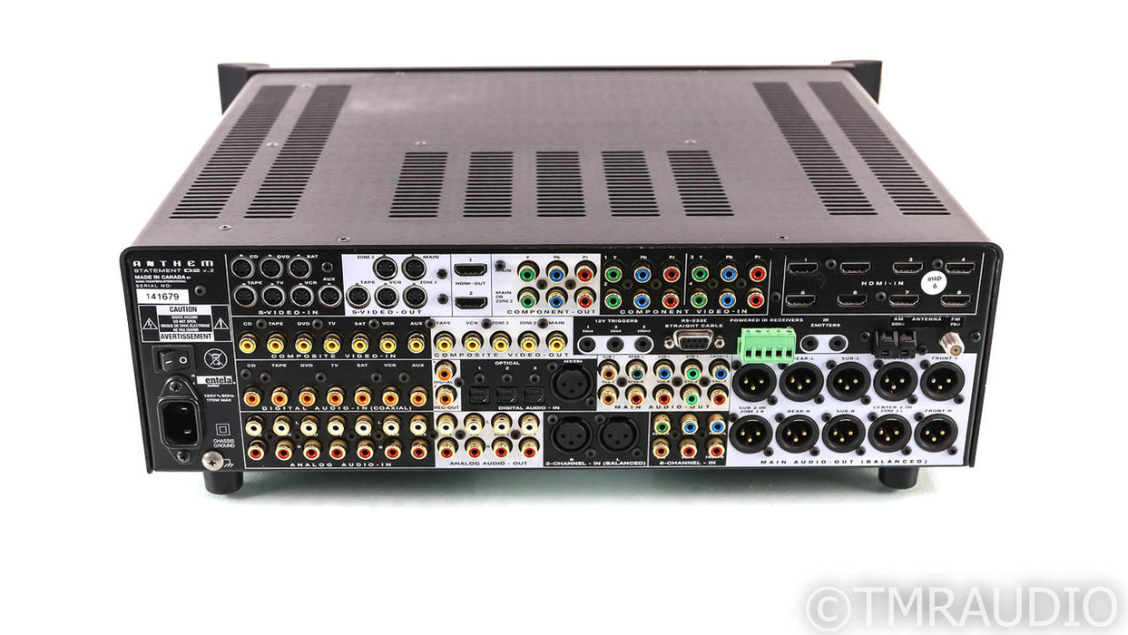 Anthem D2v 7.1 Channel Home Theater Processor